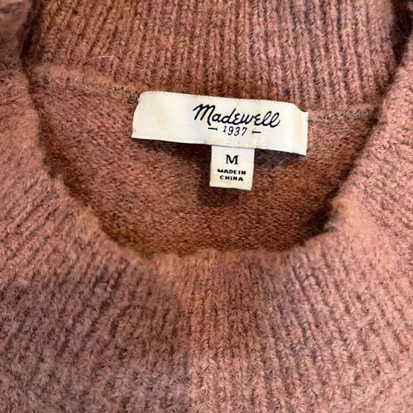 Madewell Sweaters - Madewell Women's Dusty Rose Turtleneck Sweater